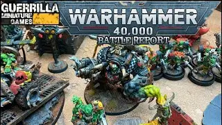 Warhammer 40k 9th Ed Battle Report - Orks vs. Ultramarines