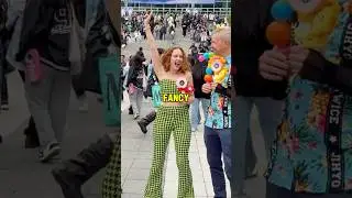 What&rsquo;s your outfit at the #TWICE FAN MEETING? 😎💕 #streetinterview