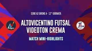 ALTOVICENTINO FUTSAL – VIDEOTON CREMA 3-6 | HIGHLIGHTS SERIE A2 2025/26