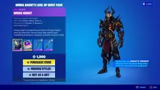 Fortnite Battle Royale | Omega Knight's Level Up Quest Pack (Item Shop)