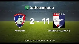 Mirafin vs Ardea Calcio a 5