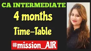 How to study for CA exams|Let us crush May 2020 with right approach|CA inter time table