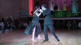 Facundo and Vanesa at the 2023 Southern California Tango Championship 1/4