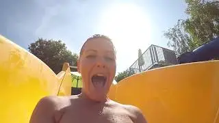 Bikinben ugrálás, Baywatch #Csúszdapark VLog - Tatabánya, Gyémántfürdő