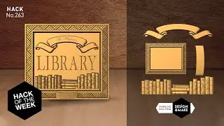 Making a Family Library Books Sign | Quick And Easy CNC Project | Hack of the Week 263