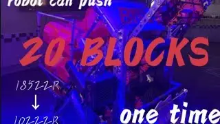 （push 20 blocks one time！）【10222R】VEX Push Back Summer Reveal