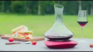 Electronic  wine aerator decanter shaker spinner waver/smart wine wisky decanter shaker