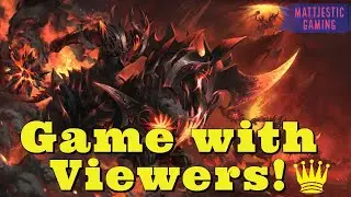Auto Chess Godly RNG! Demons! High Rook Game with Viewers! | Mattjestic Gaming