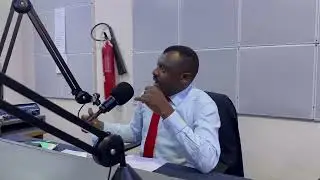 The talk show on UBC West. - Rev. Jocus Kangume Mbagaya, Deputy HeadMaster at Ntare School.