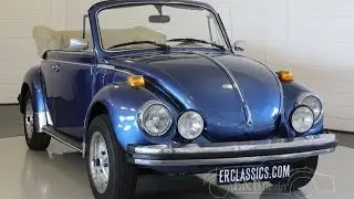 Volkswagen Beetle cabriolet 1978, injection, in very good condition -VIDEO- www.ERclassics.com