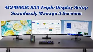 🚀 ACEMAGIC S3A Mini PC: Triple Screen Productivity Unleashed! 🎮💻🎬