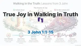 True Joy in Walking in Truth 👣 | 3 John Devotional (7-Step QT) | 2026-01-11 #3john