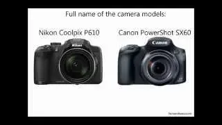 Canon SX60 vs Nikon P610