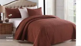 3 Piece Reversible Quilt Set