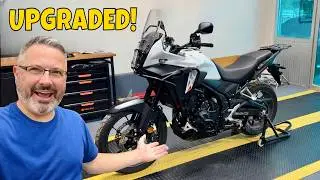 Мой мотоцикл Honda NX500 прошел полную модернизацию для приключений в мастерской SRC Thailand.