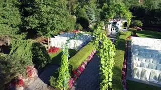 The gorgeous grounds at Ravello Banquets in East Hanover NJ, Drone video by 360sitevisit.com