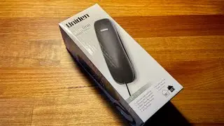 2000s - Unboxing Uniden FP1100 Slimline Telephone from 2009