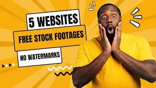 5 Free Websites for Stock Footage, Photos, Vectors, Sound Effects & Animated Clips || No Watermarks