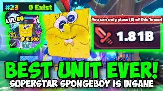 Super Star Spongeboy Prismatic SW #23 BROKE THE GAME!!