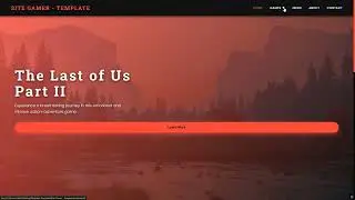 Бесплатный шаблон игрового сайта: адаптивный и тёмный режим для игр