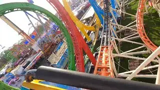 M&uuml;nchen/Olympia Looping - Front Row POV - Hyde Park Winter Wonderland - 2021
