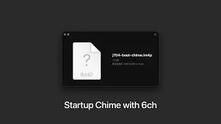 macOS Apple Silicon Startup Chime (with 6ch & 2ch)