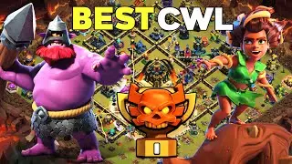 TOP CWL Strategys: Root Rider Valkyrie, Fireball Thrower & Dragon TH17 CWL Attacks!