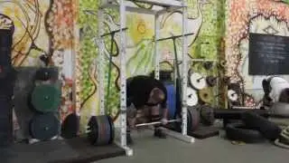 Alex Moonen deadlift 380 times 3 green bands