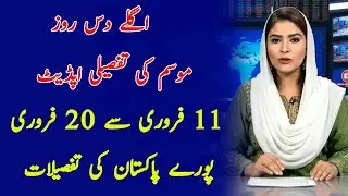 Weather Forecast Pakistan | Next 10 Days Update | Rain Alert From 16