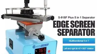 SUNSHINE S-918F PLUS 5 in 1 Curved Screen Separator Edge Screen Separate Glue Remover Machine