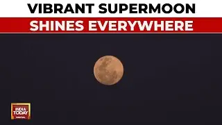 Supermoon 2024: Vibrant Supermoon Shines From Chile To Indonesia | International News | India Today