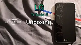 LG Tribute 5 unboxing