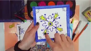How to Make a Talavera Tile part 2 - Artastic Learning with Mrs S Hispanic Heritage Month