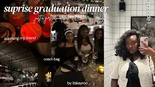 just a girl in montreal | surprising my friend for her graduation dinner