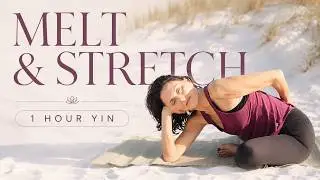 1 hour Yin Yoga MELT & STRETCH - Hips, Thighs, Hamstrings