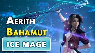 Aerith Freezes Bahamut Solo No Healing Gameplay