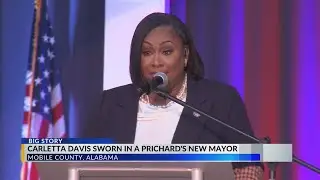 Prichard swears in first Black woman mayor, Carletta Davis (video)&nbsp;
