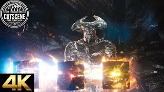 [4K UHD] Steppenwolf Assembles The Three Mother Boxes CUTSCENE | Zack Snyder's Justice League 2021