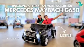 Mercedes Maybach G650 mobil aki jumbo muat dewasa! Unboxing , rakit dan review mobil aki mercedes