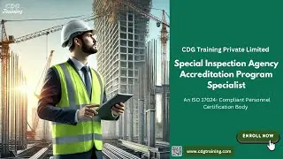 Special Inspection Agency Accreditation Specialist Course | Expert Training for Compliance Success