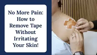 No More Pain: How to Remove Tape Without Irritating Your Skin!🌟💡