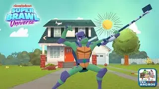 Super Brawl Universe - Donnie with the Selfie Victory Pose (iOS Gameplay)
