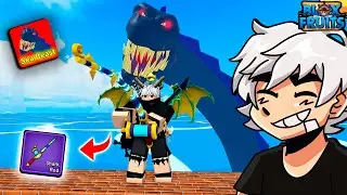 COMO PEGAR A VARA DE PESCA E MELHORAR ELA NA NOVA ATUALIZAÇÃO DO BLOX FRUITS!!🤩❄️