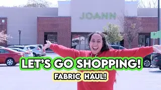 Fabric Shopping for my Embroidery Business@JOANNStores| SHOP WITH ME | FABRIC HAUL