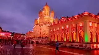 Dakshineswar temple night view #dakshineswartemple #kali
