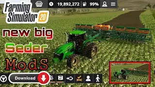 FS 20 new big seeder mods//FS 20 12 meters long seeder//FS 20 new seeder with download link
