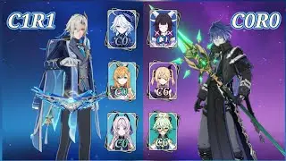 C1R1 Neuvillette Freeze | C0R0 Flins Lunar Charged | Version 6.3 Spiral Abyss clear