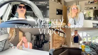 VLOG | A realistic week in the life of a bride to be 😊 The truth about wedding stress ! 