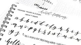 Hand Lettering Demo (how I hand letter in my planners)