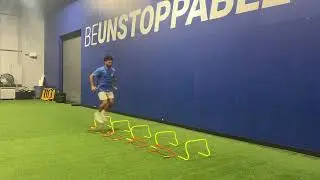 Hurdle Hop to Lateral Mini Hurdle Hop